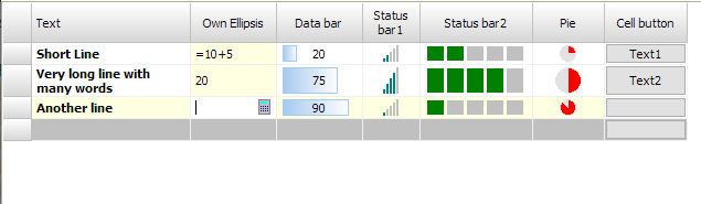 Цветные ячейки в StringGrid и в DBGrid